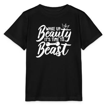 Weightlifting Weightlifter - Stanley/Stella MINI CREATOR Kids’ T-Shirt - black - Front - Mikhail (115cm)