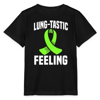 LungentranLungentransplantation Wortspiel - Stanley/Stella Kinder T-Shirt MINI CREATOR  - Schwarz - Vorne - Mikhail (115cm)