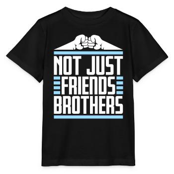 Pas seulement des amis Frères Correspondant Ami de la famille - T-shirt bio MINI CREATOR Stanley/Stella Enfant - noir - Devant - Mikhail (115cm)