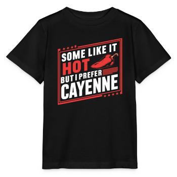 Amateur de cuisine épicée, chef des Chili Peppers - T-shirt bio MINI CREATOR Stanley/Stella Enfant - noir - Devant - Mikhail (115cm)
