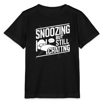 Parler dans le sommeil, Somniloquie, Parler dans le sommeil - T-shirt bio MINI CREATOR Stanley/Stella Enfant - noir - Devant - Mikhail (115cm)