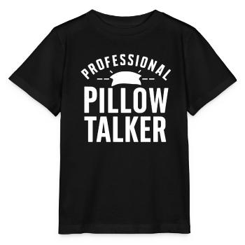 Parler dans le sommeil, Somniloquie, Parler dans le sommeil - T-shirt bio MINI CREATOR Stanley/Stella Enfant - noir - Devant - Mikhail (115cm)