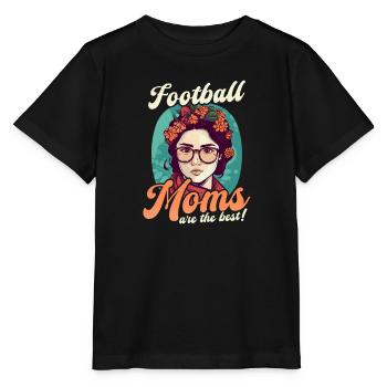 Football Mom Football Moms Are Best - Stanley/Stella MINI CREATOR Kids’ T-Shirt - black - Front - Mikhail (115cm)