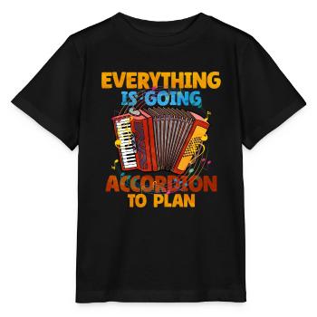 Accordéon Polka musique cadeau - T-shirt bio MINI CREATOR Stanley/Stella Enfant - noir - Devant - Mikhail (115cm)
