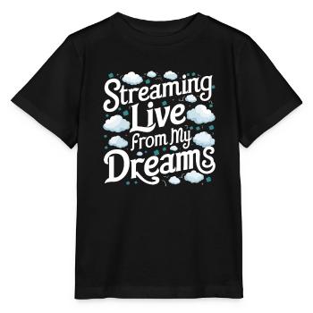 Parler dans le sommeil, Somniloquie, Parler dans le sommeil - T-shirt bio MINI CREATOR Stanley/Stella Enfant - noir - Devant - Mikhail (115cm)