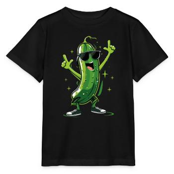 Cucumber - Stanley/Stella MINI CREATOR Kids’ T-Shirt - black - Front - Mikhail (115cm)