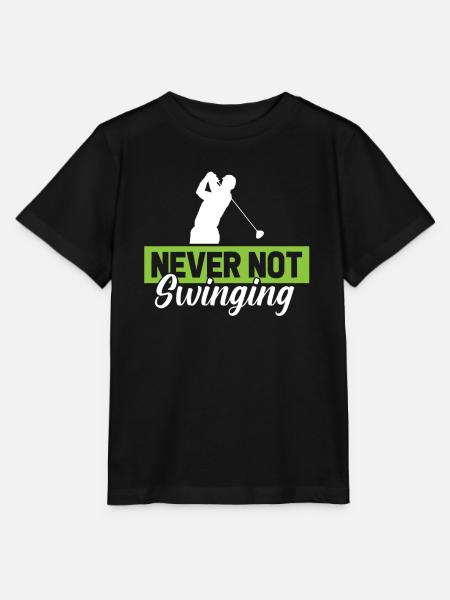 Golf Golfer Golfen - Stanley/Stella Kinder T-Shirt MINI CREATOR - Schwarz