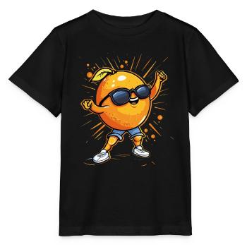 Orange - Stanley/Stella MINI CREATOR Kids’ T-Shirt - black - Front - Mikhail (115cm)