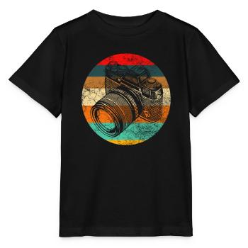 Retro Photograph - Stanley/Stella Kinder T-Shirt MINI CREATOR  - Schwarz - Vorne - Mikhail (115cm)