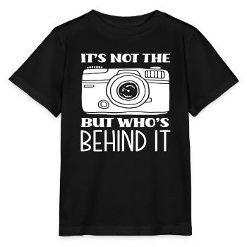 Photograph Erfahrung - Stanley/Stella Kinder T-Shirt MINI CREATOR  - Schwarz - Vorne - Mikhail (115cm)