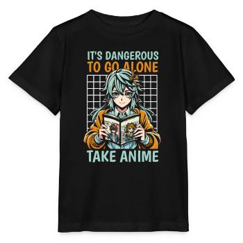 Anime Manga Manga - Stanley/Stella Kinder T-Shirt MINI CREATOR  - Schwarz - Vorne - Mikhail (115cm)