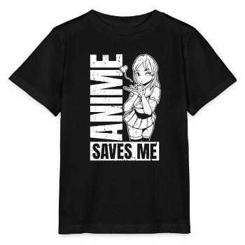 Anime Manga Necklaces - Stanley/Stella MINI CREATOR Kids’ T-Shirt - black - Front - Mikhail (115cm)