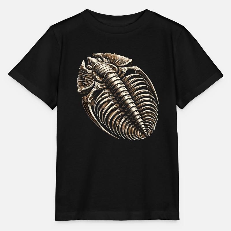 Chasseur de fossiles, Chasseur de fossiles, Paléontologue - T-shirt bio MINI CREATOR Stanley/Stella Enfant - noir
