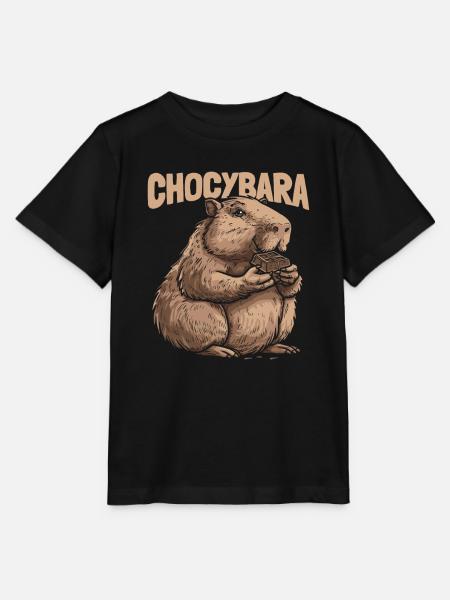 Schokolade Schoki Wasserschwein Chocybara - Stanley/Stella Kinder T-Shirt MINI CREATOR  - Schwarz