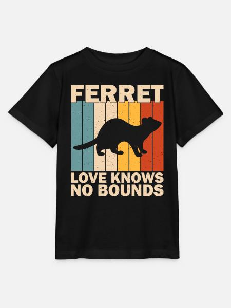 Frettchenliebhaber-besitzer - Stanley/Stella Kinder T-Shirt MINI CREATOR - Schwarz