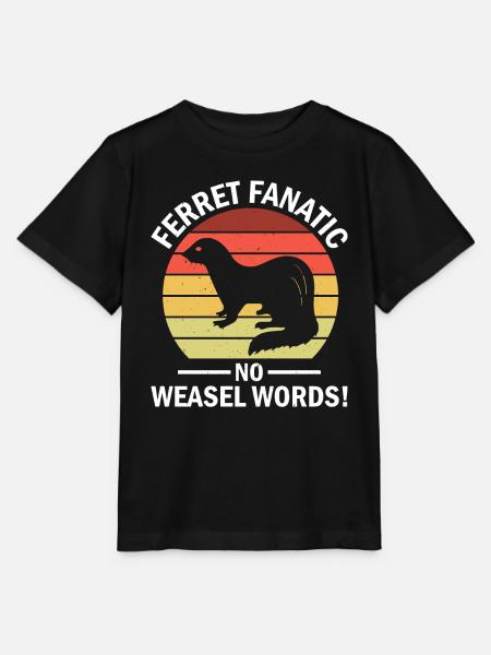 Frettchenliebhaber-besitzer - Stanley/Stella Kinder T-Shirt MINI CREATOR  - Schwarz