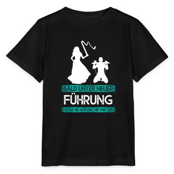 Bald unter neuer Führung - Stanley/Stella Kinder T-Shirt MINI CREATOR  - Schwarz - Vorne - Mikhail (115cm)
