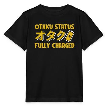 Anime Manga Energy Otaku - Stanley/Stella MINI CREATOR Kids’ T-Shirt - black - Front - Mikhail (115cm)