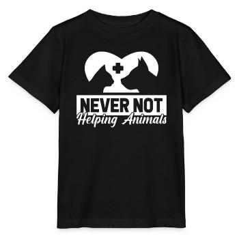 Vétérinaire Vétérinaire - T-shirt bio MINI CREATOR Stanley/Stella Enfant - noir - Devant - Mikhail (115cm)