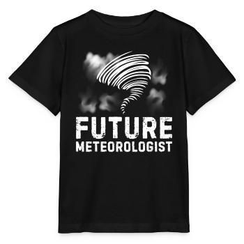 Weather forecast for future meteorologists for - Stanley/Stella MINI CREATOR Kids’ T-Shirt - black - Front - Mikhail (115cm)