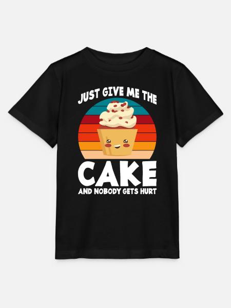 Cake Lover Cake Gift - Stanley/Stella Kinder T-Shirt MINI CREATOR - Schwarz