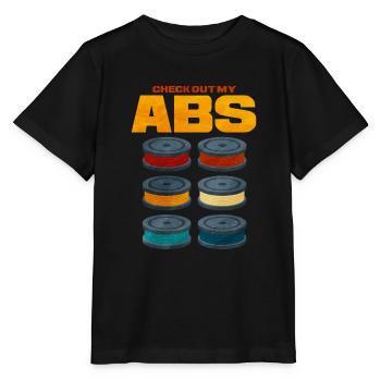 3D Printing - Stanley/Stella MINI CREATOR Kids’ T-Shirt - black - Front - Mikhail (115cm)