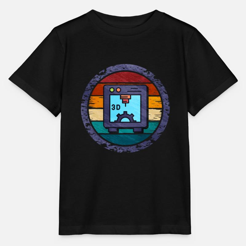 3d printing - Stanley/Stella Kinder T-Shirt MINI CREATOR  - Schwarz