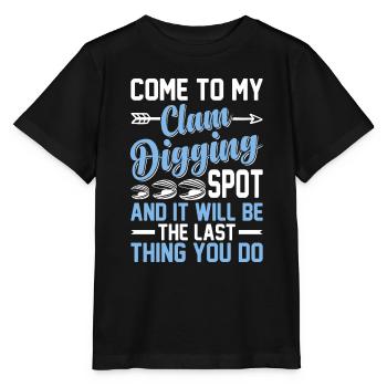 Creuser des moules avec enthousiasme pour les moules - T-shirt bio MINI CREATOR Stanley/Stella Enfant - noir - Devant - Mikhail (115cm)