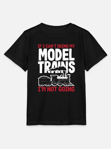 Lustiges Zug Liebhaber Züge Lokomotive Geschenk - Stanley/Stella Kinder T-Shirt MINI CREATOR - Schwarz