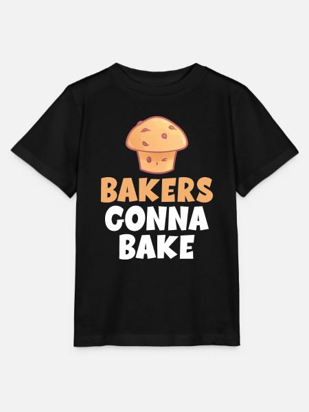 Cake Lover Cake Gift - Stanley/Stella Kinder T-Shirt MINI CREATOR - Schwarz
