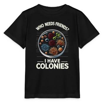 Microbiologist Microbiology Lab Staph Biology - Stanley/Stella MINI CREATOR Kids’ T-Shirt - black - Front - Mikhail (115cm)