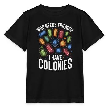 Microbiologiste Microbiologie Laboratoire Biologie des staphylocoques - T-shirt bio MINI CREATOR Stanley/Stella Enfant - noir - Devant - Mikhail (115cm)