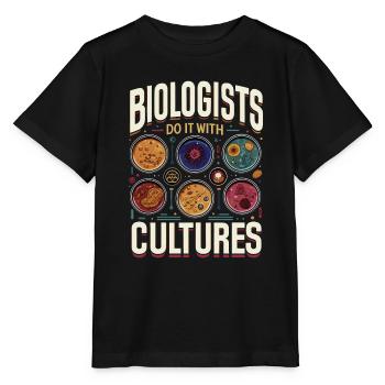 Microbiologist Microbiology Lab Staph Biology - Stanley/Stella MINI CREATOR Kids’ T-Shirt - black - Front - Mikhail (115cm)