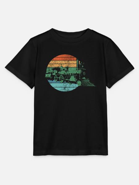 Zug Züge Zugfahrer - Stanley/Stella T-shirt MINI CREATOR til børn - sort