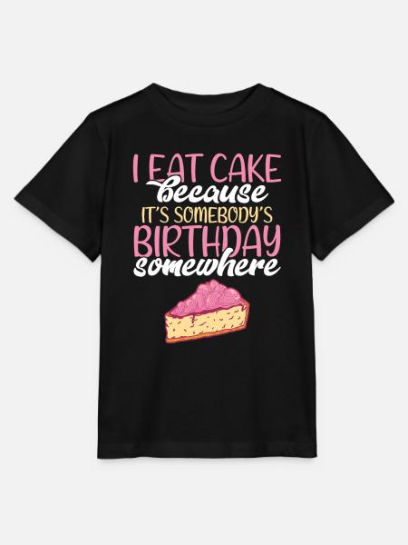 Cake Lover Cake Gift - Stanley/Stella Kinder T-Shirt MINI CREATOR  - Schwarz