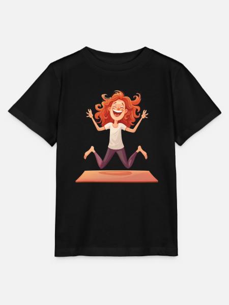 Yoga Blissful Joy and Relaxation - Stanley/Stella MINI CREATOR Kids’ T-Shirt - black