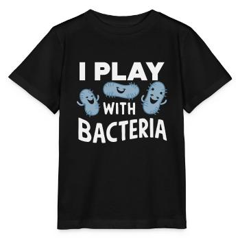 Microbiologiste Microbiologie Laboratoire Biologie des staphylocoques - T-shirt bio MINI CREATOR Stanley/Stella Enfant - noir - Devant - Mikhail (115cm)