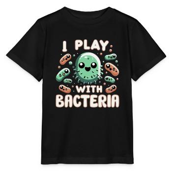 Microbiologist Microbiology Lab Staph Biology - Stanley/Stella MINI CREATOR Kids’ T-Shirt - black - Front - Mikhail (115cm)