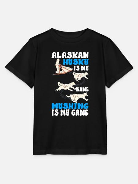 Schlittenfahren Schlittenhunde - Stanley/Stella Kinder T-Shirt MINI CREATOR  - Schwarz