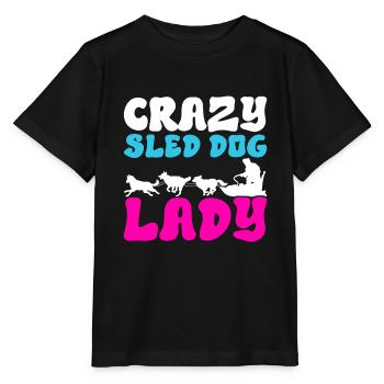 Traîneau Chiens de traîneau - T-shirt bio MINI CREATOR Stanley/Stella Enfant - noir - Devant - Mikhail (115cm)