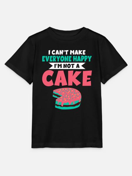 Cake Lover Cake Gift - Stanley/Stella Kinder T-Shirt MINI CREATOR  - Schwarz