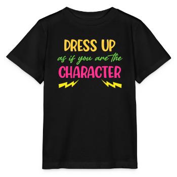 Verkleide Dich, Als Wärst Du Das Cosplayer-kostüm - Stanley/Stella Kinder T-Shirt MINI CREATOR  - Schwarz - Vorne - Mikhail (115cm)