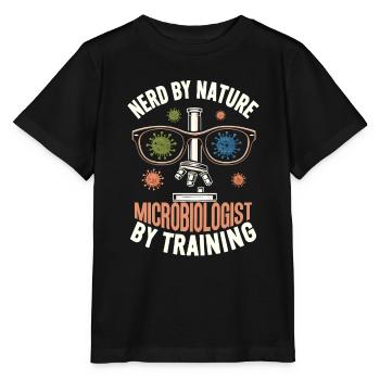Microbiologiste Microbiologie Laboratoire Biologie des staphylocoques - T-shirt bio MINI CREATOR Stanley/Stella Enfant - noir - Devant - Mikhail (115cm)