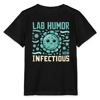 Microbiologiste Microbiologie Laboratoire Biologie des staphylocoques - T-shirt bio MINI CREATOR Stanley/Stella Enfant - noir - Devant - Mikhail (115cm)