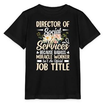 De l’inspiration pour des réalisateurs puissants - T-shirt bio MINI CREATOR Stanley/Stella Enfant - noir - Devant - Mikhail (115cm)