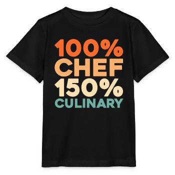 Koch Kochen - Stanley/Stella Kinder T-Shirt MINI CREATOR  - Schwarz - Vorne - Mikhail (115cm)