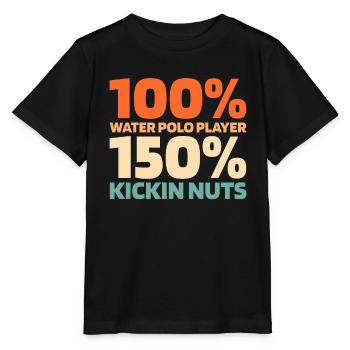Water polo Water polo players - Stanley/Stella MINI CREATOR Kids’ T-Shirt - black - Front - Mikhail (115cm)