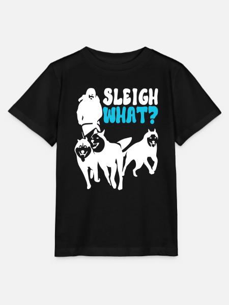 Schlittenfahren Schlittenhunde - Stanley/Stella Kinder T-Shirt MINI CREATOR - Schwarz