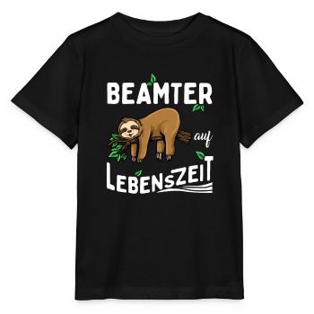 Fonctionnaire à vie - T-shirt bio MINI CREATOR Stanley/Stella Enfant - noir - Devant - Mikhail (115cm)
