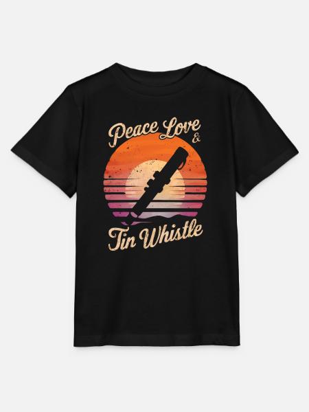 Tin Whistle - Stanley/Stella Kinder T-Shirt MINI CREATOR - Schwarz